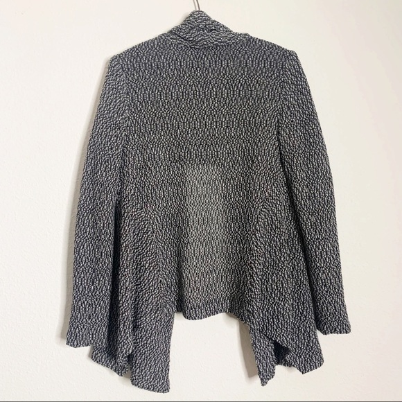 Otis & Maclain Native Black & White Wool Knit Blend Jacket - Picture 2 of 11